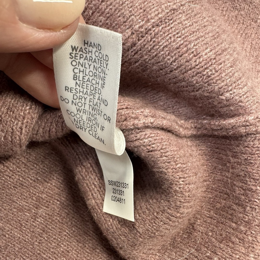 Pure Jill‎ Cardigan Sweater Jacket Chore Utility Pink Pockets Cotton Size Small - Picture 9 of 10